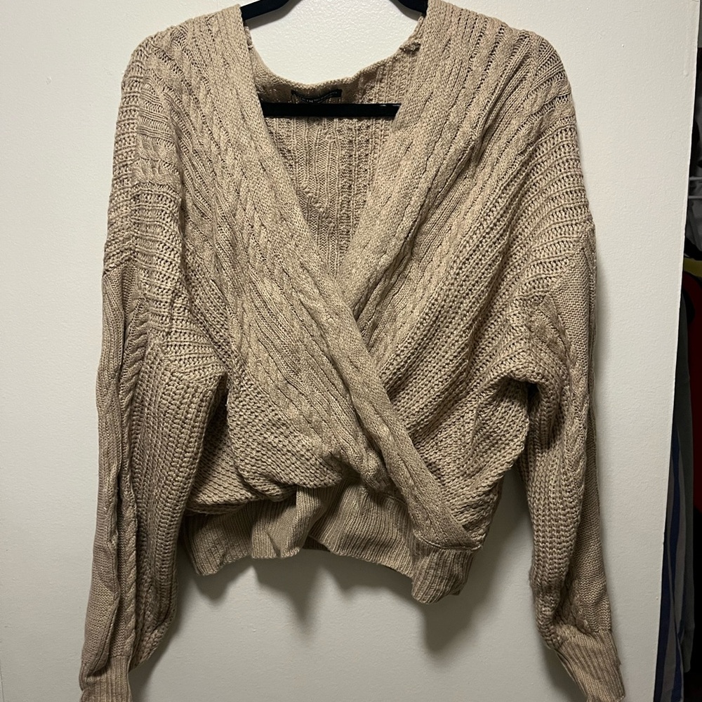 SHEIN brown sweater